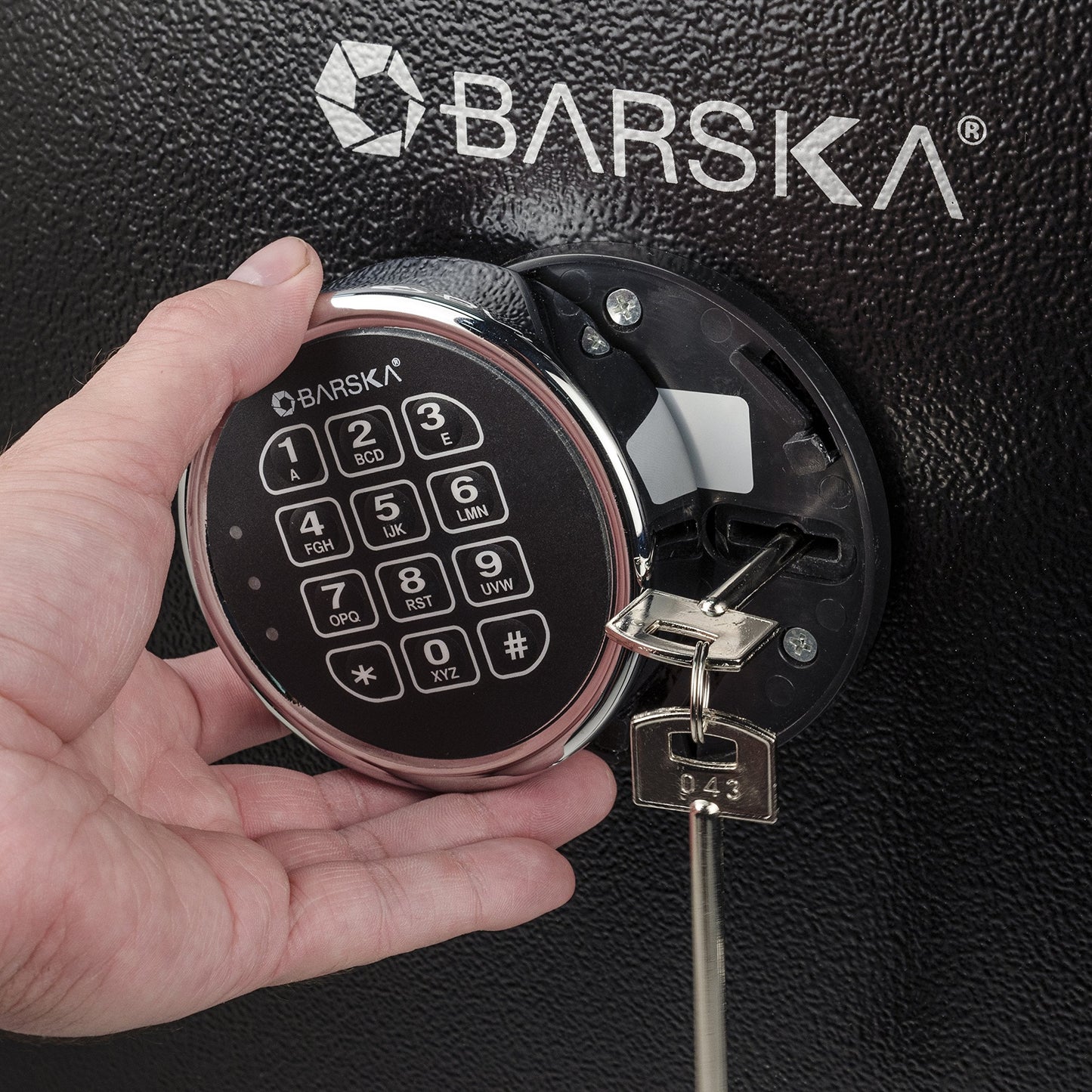 Barska 3.51 Cu. Ft. Fireproof Safe – Digital PIN Lock Vault with 30 Min Fire Rating @ 1400°F, 3 Steel Deadbolts, Adjustable Shelves & Carpeted Interior for Home or Office Fire Safe Home Safe Hidden
