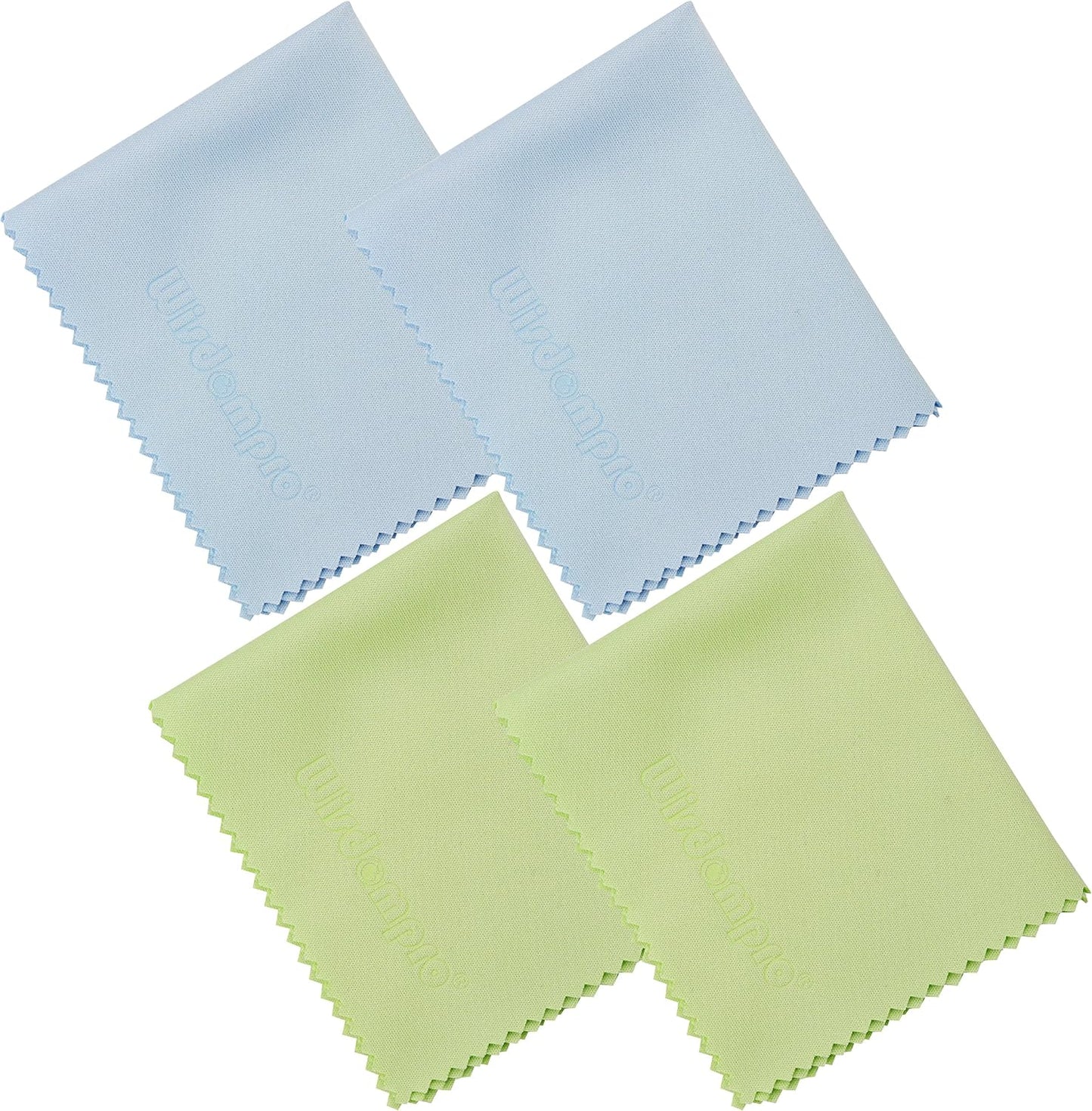 Wisdompro 8-Pack 5.7 6.9 Inches x Microfiber Cleaning Cloth for Camera Lens, Glasses, Phone, iPhone, iPad, Tablet