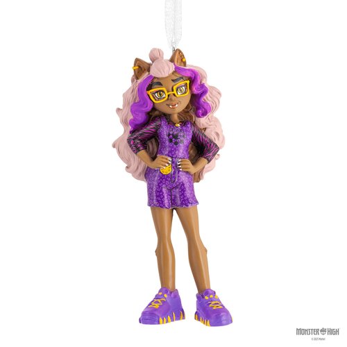 Hallmark Mattel Monster High Clawdeen Wolf Christmas Ornament