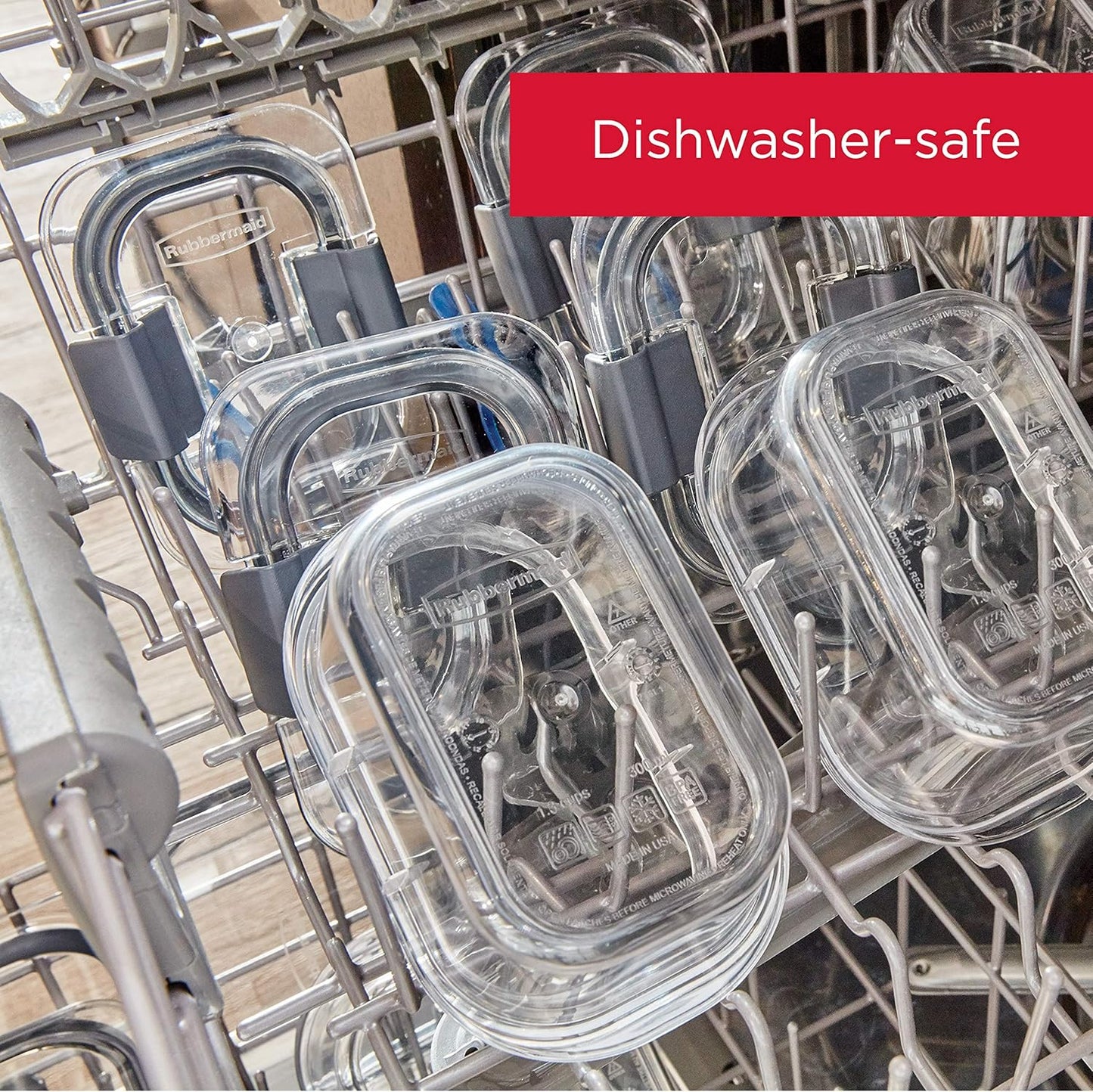 Rubbermaid Brilliance Food Storage Containers - 14-Piece BPA-Free, Leak-Proof, Clear Design