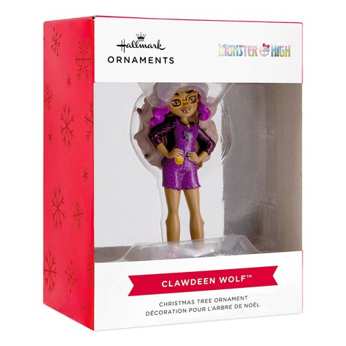 Hallmark Mattel Monster High Clawdeen Wolf Christmas Ornament