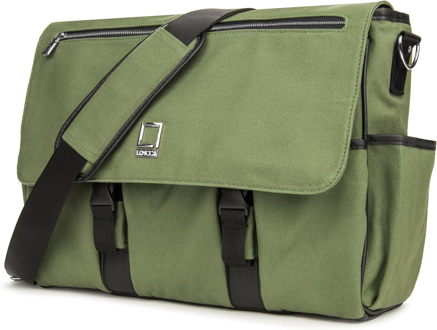 Lencca Waterproof Shoulder Messenger Camera Bag with Laptop Compartment for DSLR, Mirrorless Cameras