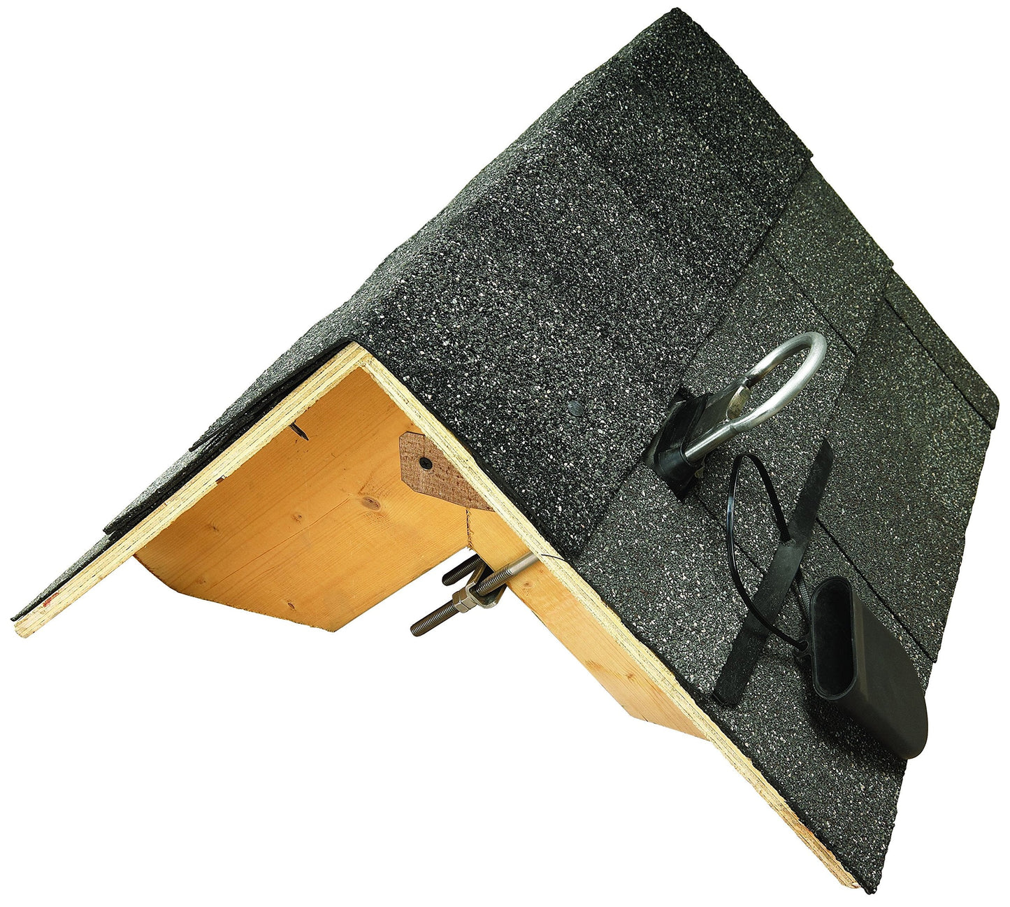 3M DBI-SALA 2103670 Permanent Roof Anchor with Flashing and Cap, Designed to Fit Multiple Size Trusses with Bolt and Clamp Installation