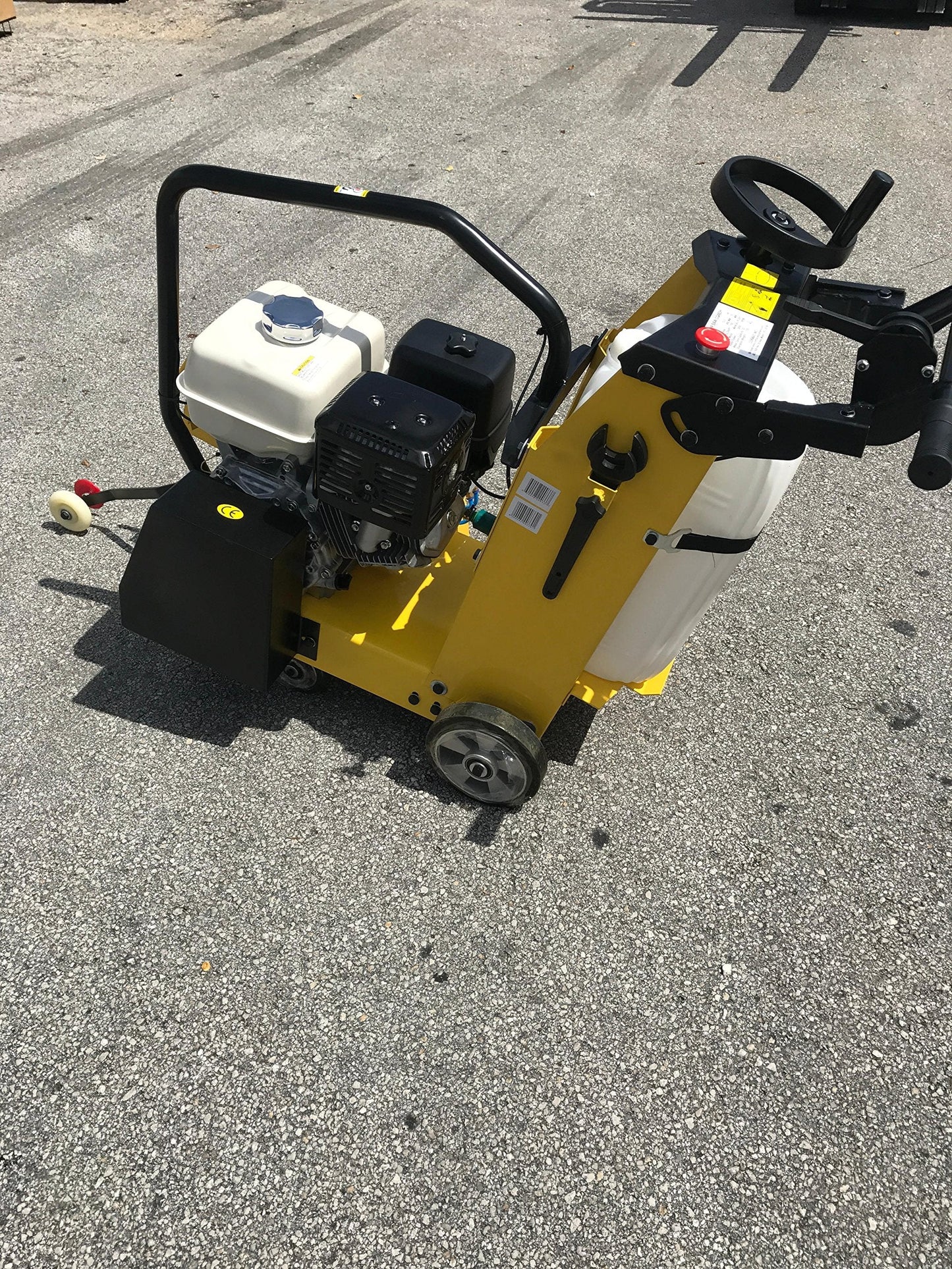 CORMAC CQ480H walk behind concrete floor saw max 20" blade gasoline engine GX390 and water tank INCLUDES 1 x 20" concrete blade