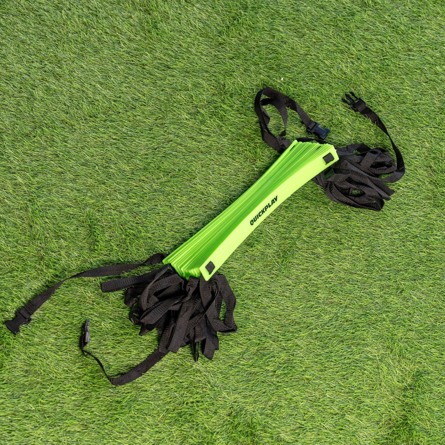 QUICKPLAY Adjustable Agility Ladder 29.5ft - Soccer Training Ladder 20 Rungs Speed Ladder with Adjustable Spacing for Agility Drills and Footwork, Portable Soccer Training Equipment