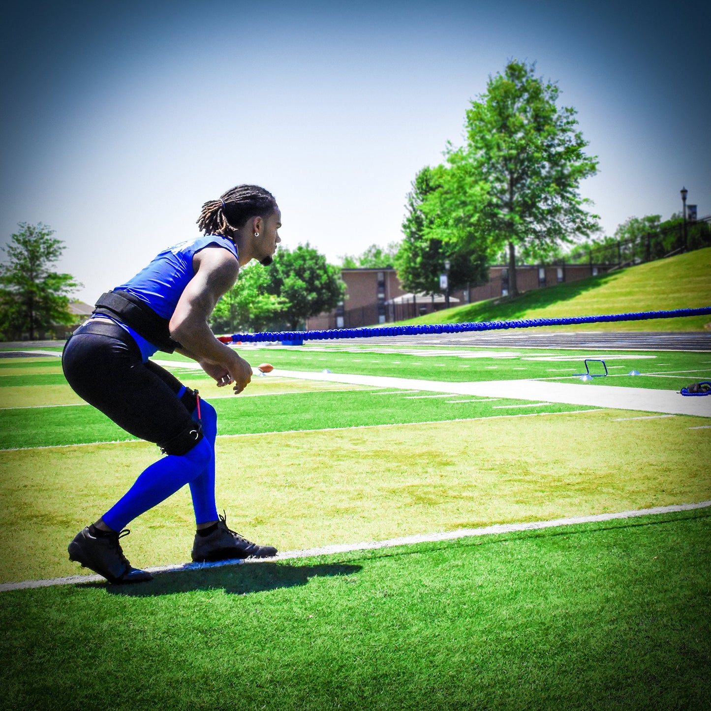 Acceleration Speed Cord Bungee Multi-Sport Resistance Training - Improve Strength, Power, Agility – 3 Belt Sizes (S, M, L) Available - Comfort, Efficiency – Kinetic Bands (Small 31 inch Waist or Less)