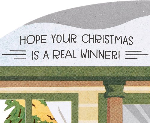 American Greetings Pop-Up Christmas Card - Magic Moments from A Christmas Story | Unique Holiday Design