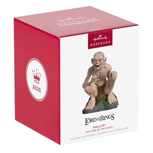 Hallmark Keepsake Christmas Ornament, The Lord of the Rings Gollum with Sound and Motion, Movie Gifts