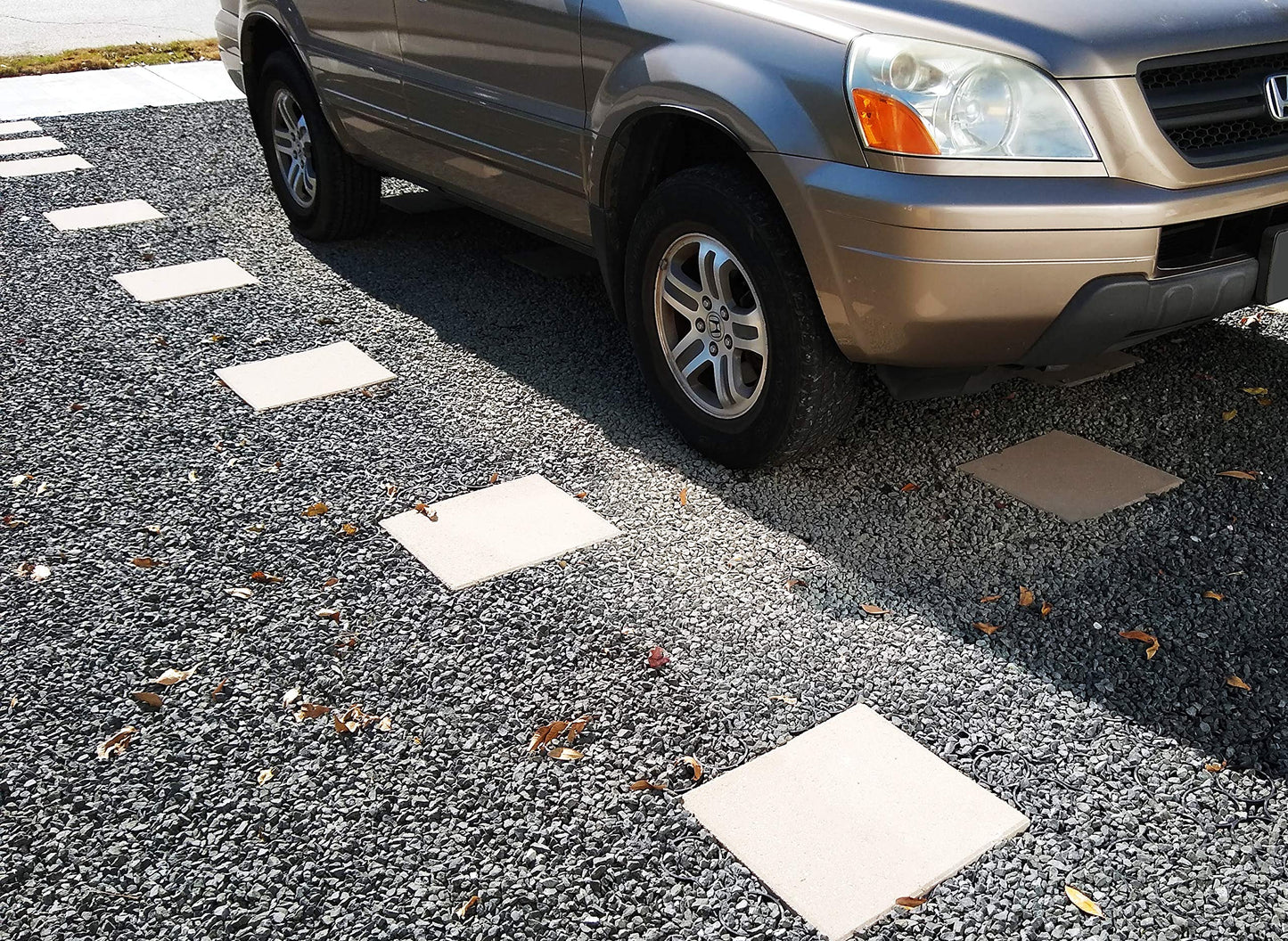 TRUEGRID | Deco Permeable Pavers | Designed as Driveway Pavers, Garden Pavers, Stepping Stone Support, for Walkways, Patios, Poolside, DIY | Outdoor Pavers | 1.8" Depth | Pack of 10 (40 Square Feet)