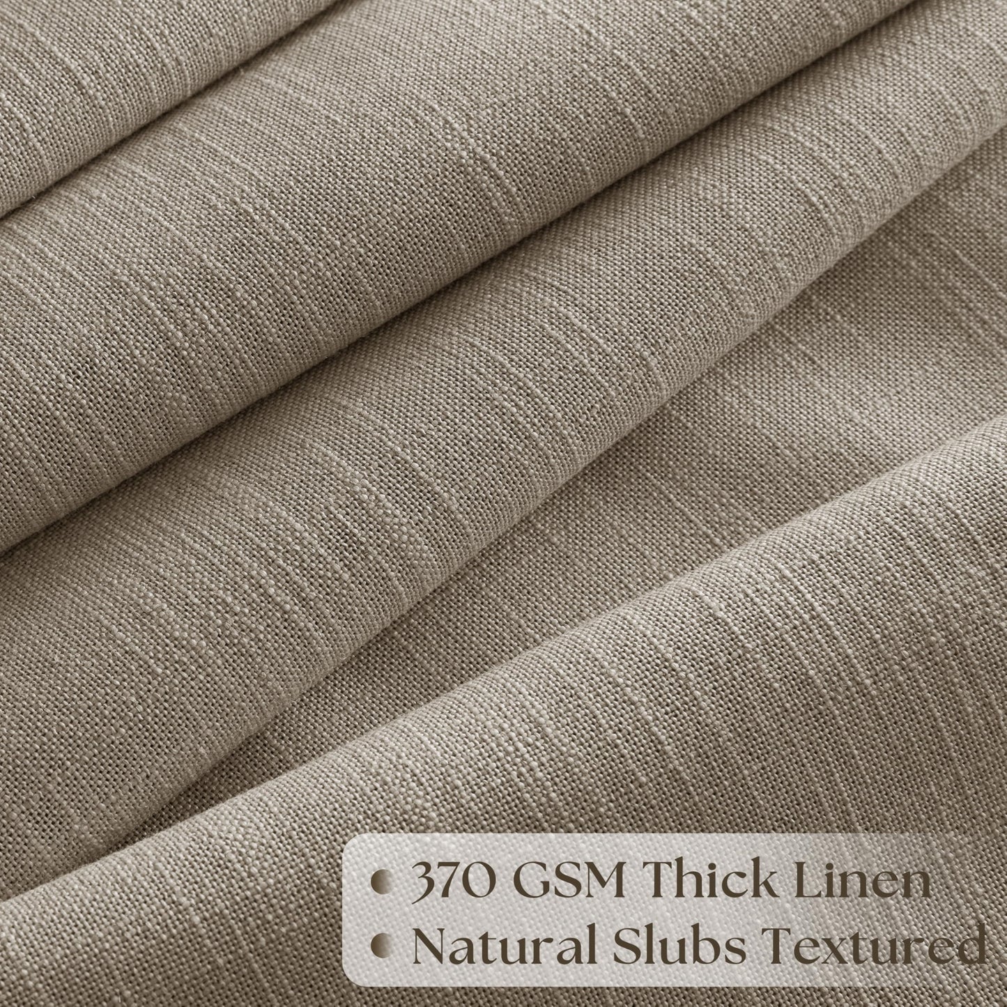 Extra Wide Pleated Curtains 108 Inches Long 100 Inch Width Patio Sliding Door Light Filtering Taupe Grey Beige Burlywood Birch Neutral Modern Neutral 100x108 Drapes Panels Living Dining Room 1 Panel