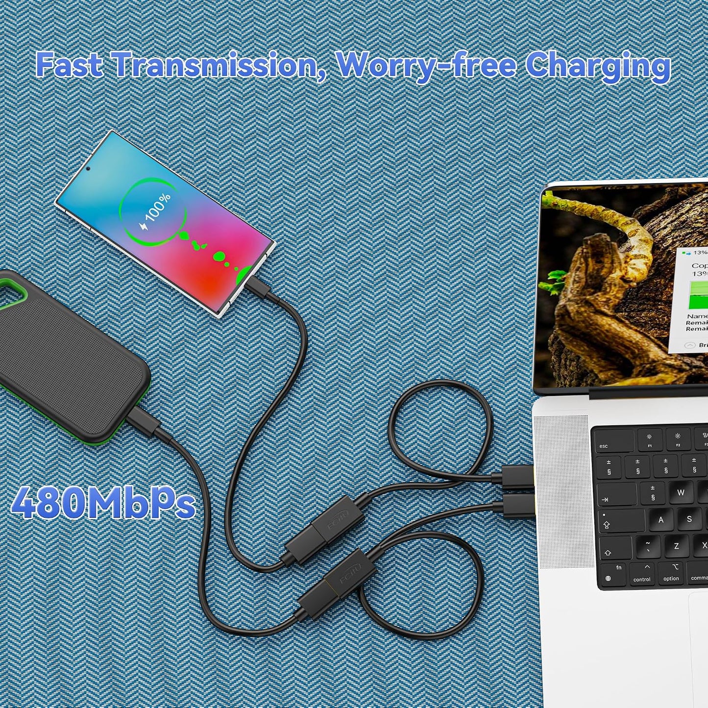 5FT(10 Pack), 2.0 Headset USB Extender Cord USB Extension Cable, USB A Male to Female, Compatible for USB Flash Drive