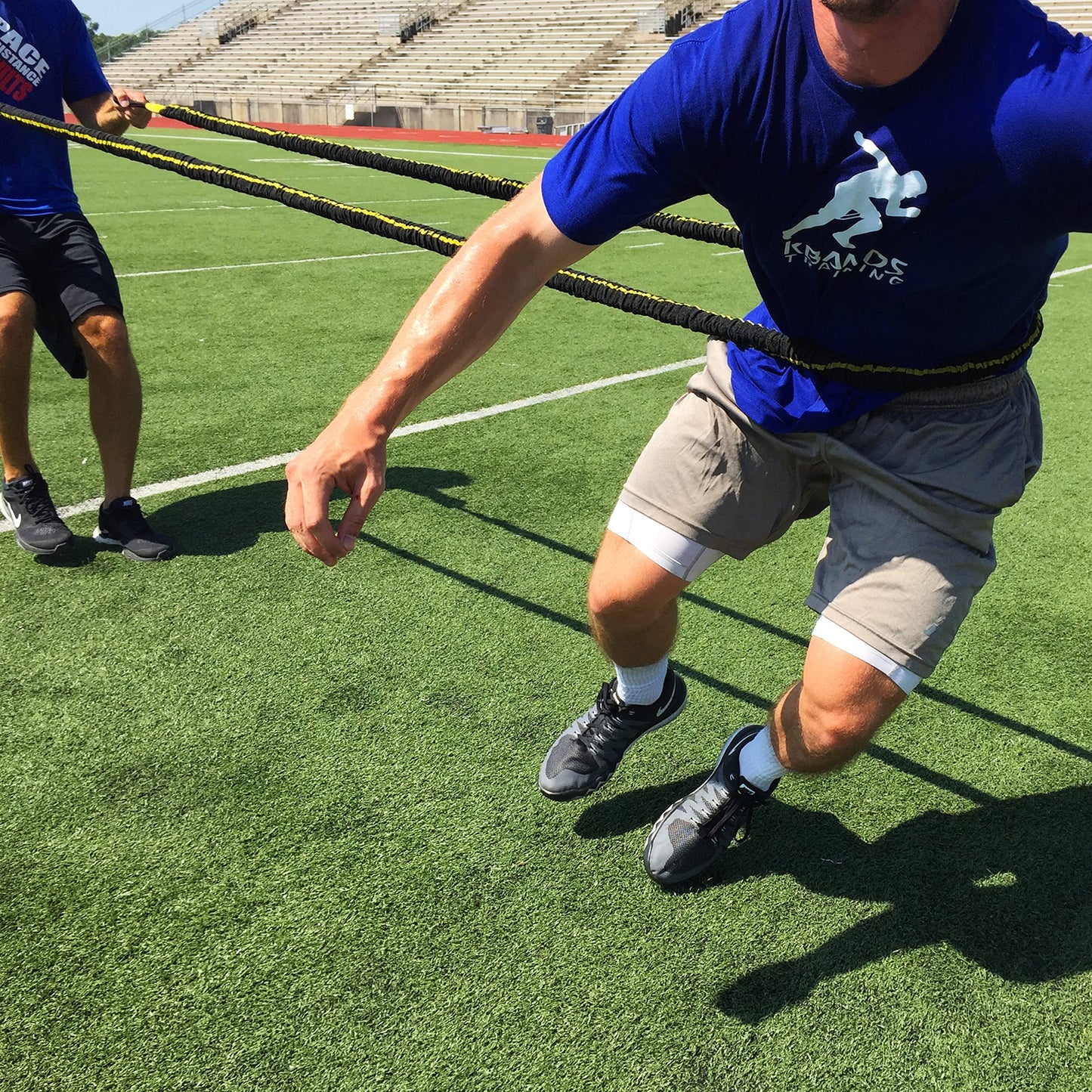Kbands Victory Ropes - Up to 300 Pounds of Resistance for Anchored Or Release Acceleration Drills - Stretch Distance Up to 40 ft
