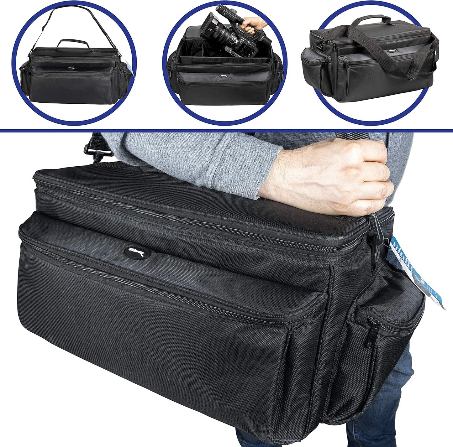 XF405, XF400, XF205, XF200, XF105, XF100, Ultimaxx Professional Well-Padded Extra-Large Water-Resistant Gadget Bag