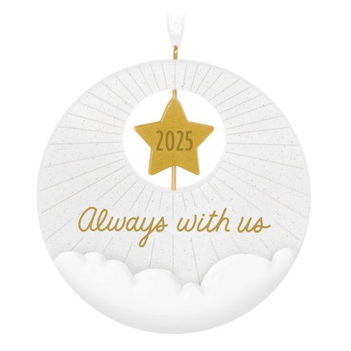 Hallmark Keepsake Christmas Ornament, Always with Us 2025, Remembrance Gifts