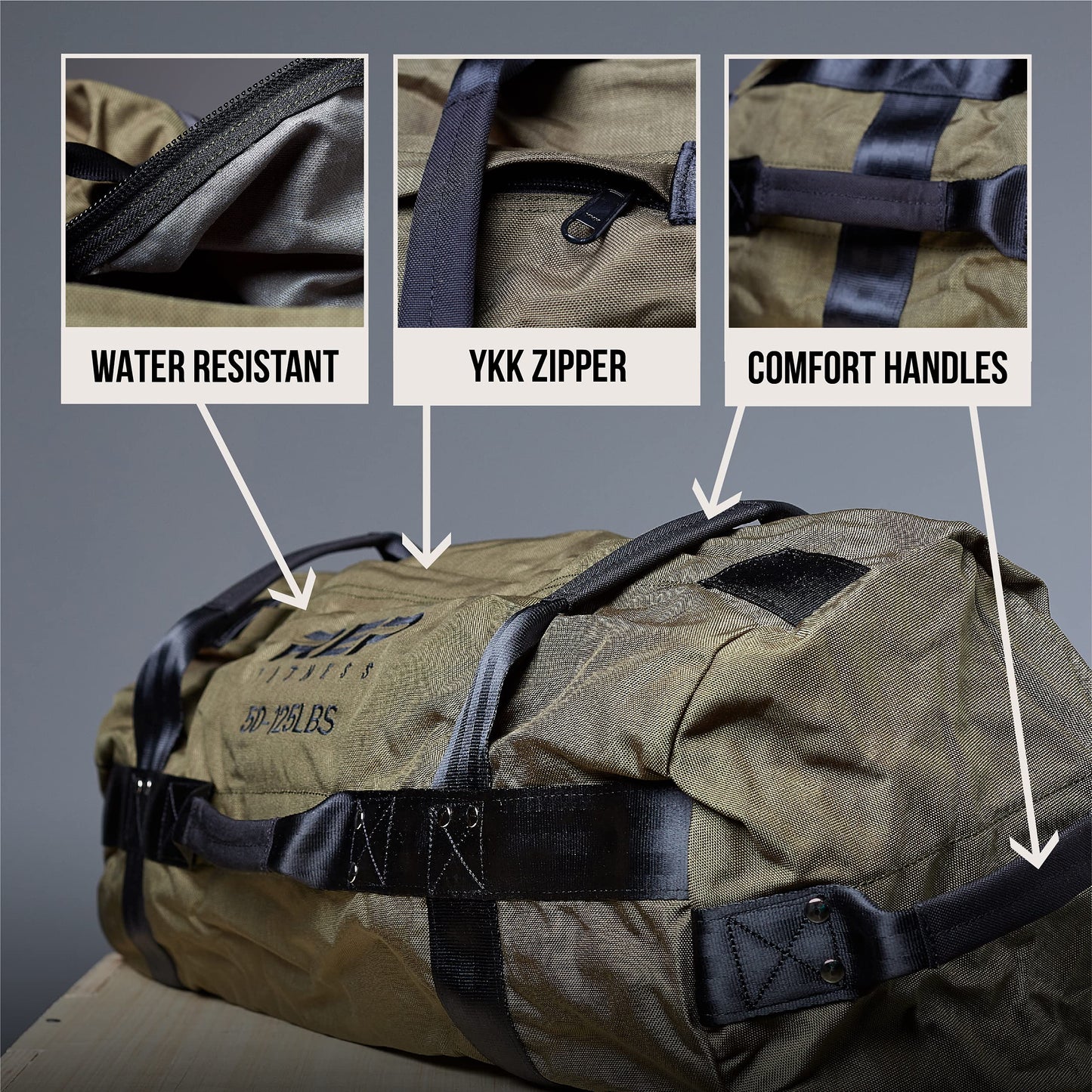 REP Fitness Sandbag - Small, Tan, 5-25 lbs