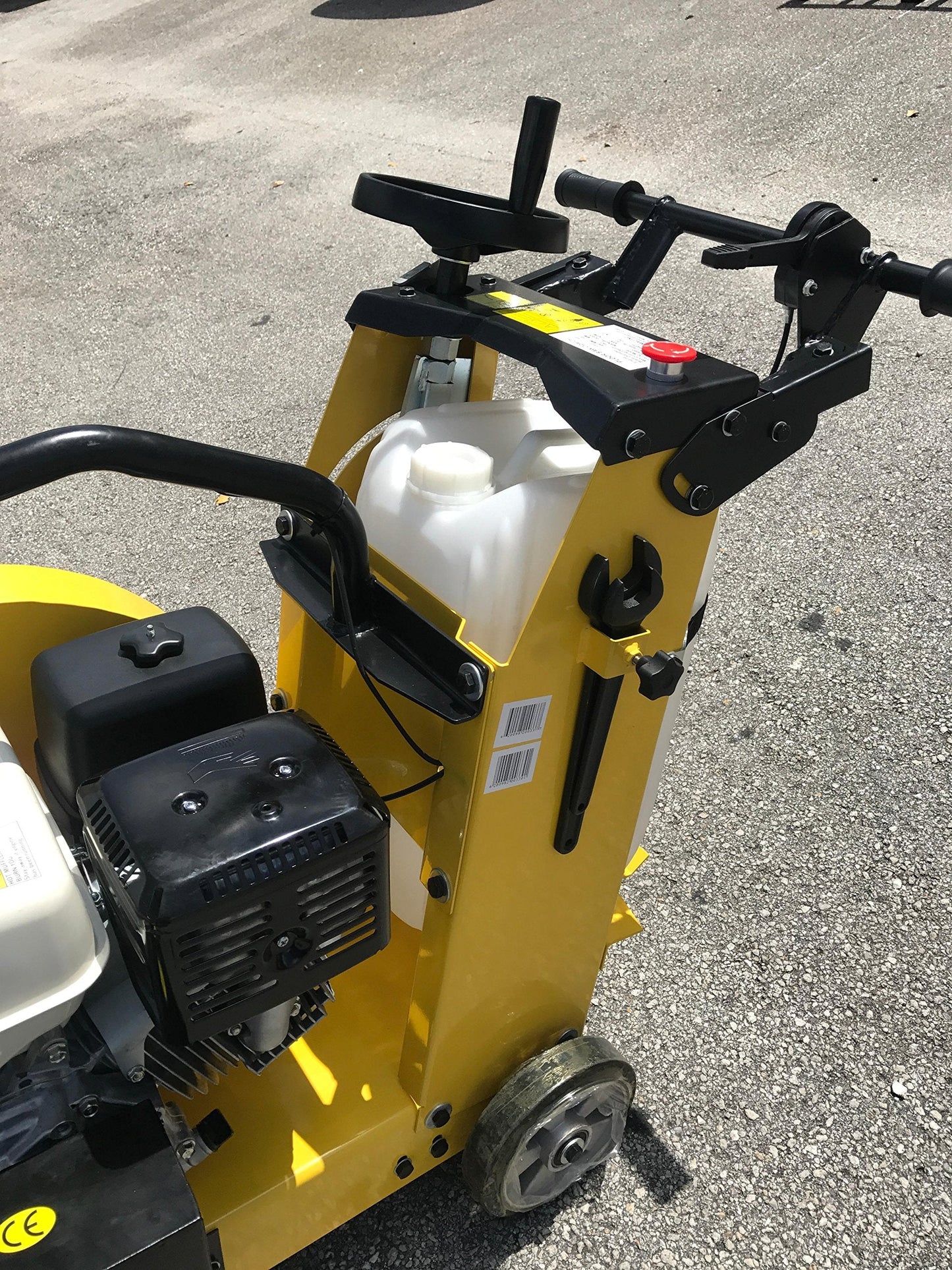 CORMAC CQ480H walk behind concrete floor saw max 20" blade gasoline engine GX390 and water tank INCLUDES 1 x 20" concrete blade