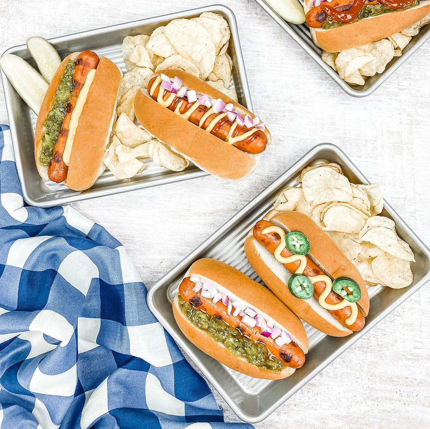 USA Pan Bakeware Mini Sheet Pan - Warp Resistant Nonstick Baking Pan in Aluminized Steel
