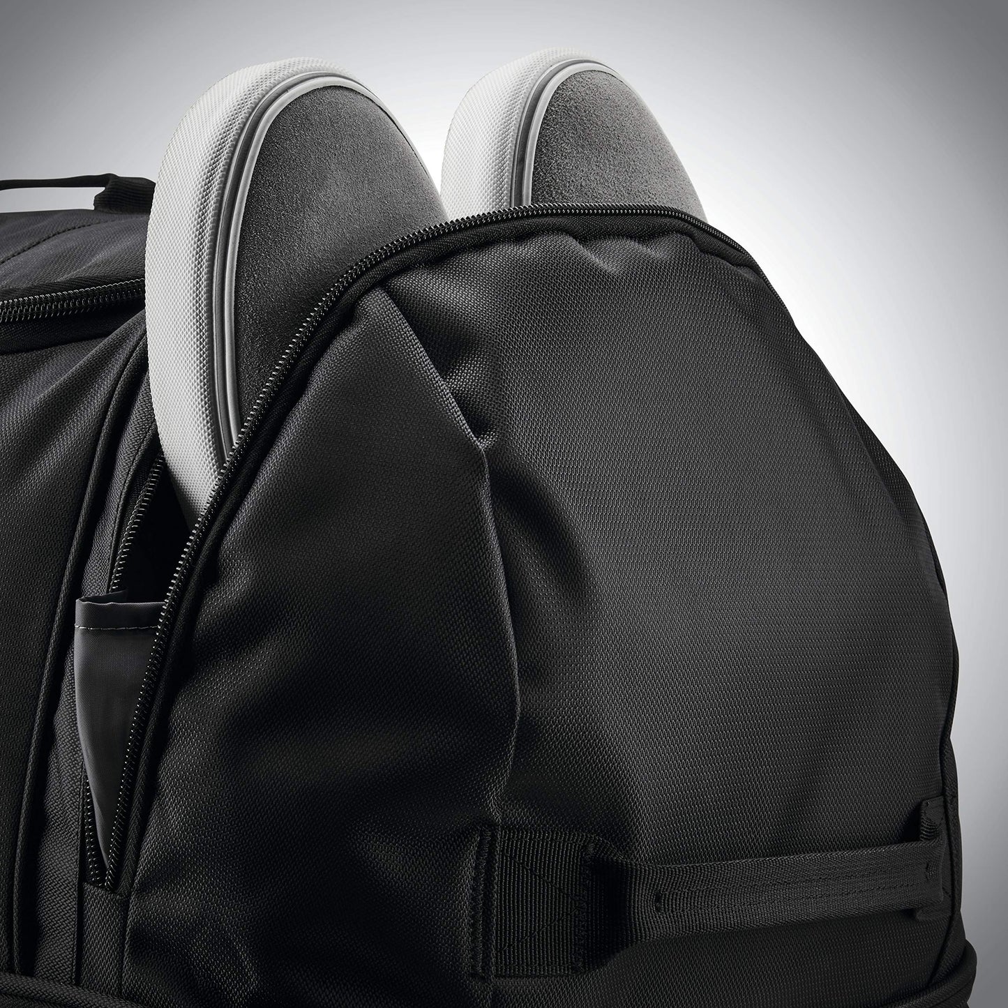 Samsonite Andante 2 Wheeled Duffel Bag – 22-Inch Durable Rolling Luggage with Inline Skate Wheels, Push-Button Handle & Spacious Compartments – Travel-Friendly and Lightweight - All Black