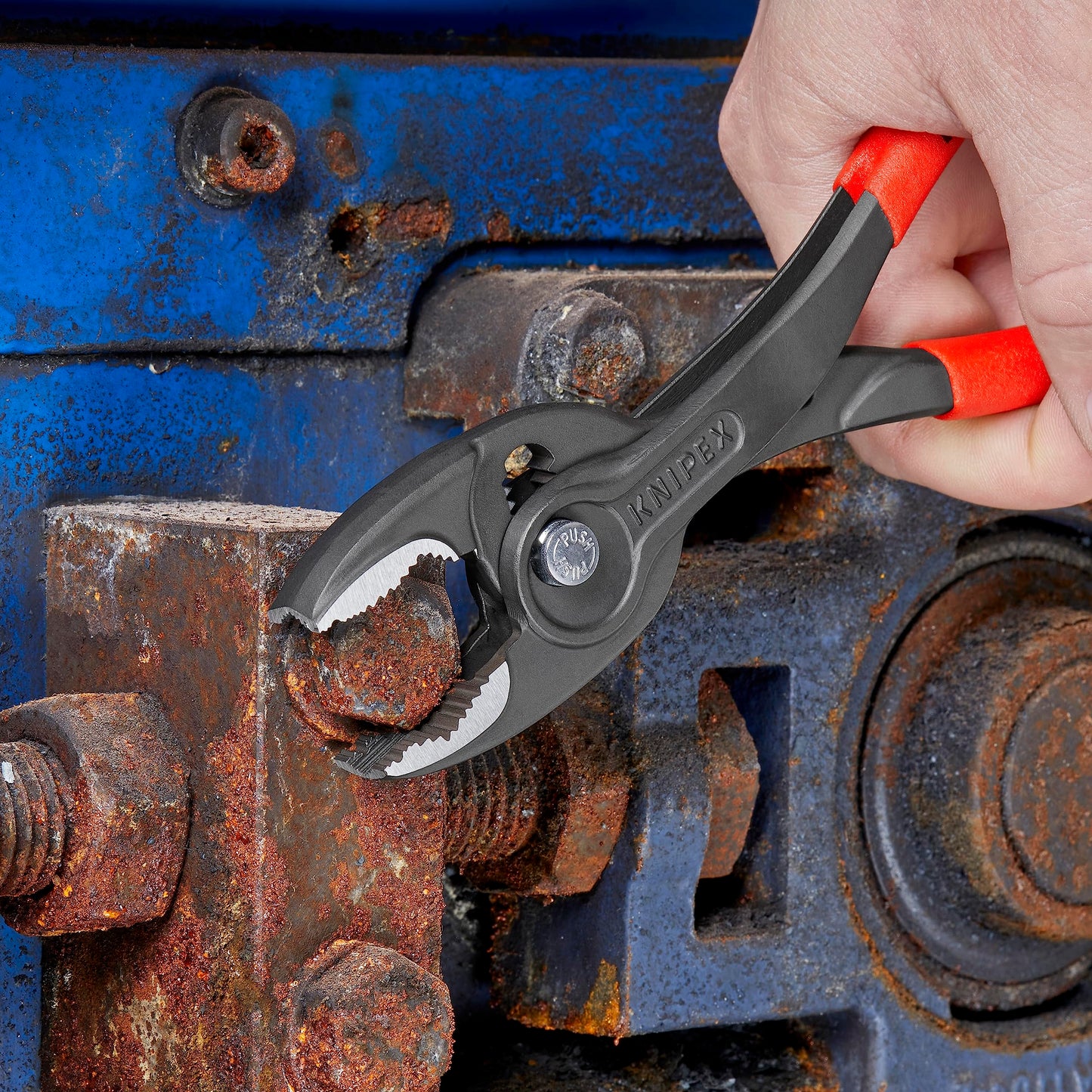 KNIPEX Tools 9K 00 80 156 US 3 Pc Pliers Set with Long Nose Pliers With Cutter (2611200), 8