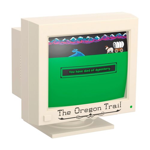 Hallmark Keepsake Christmas Ornament, The Oregon Trail with Light and Sound, Gifts for Gamers