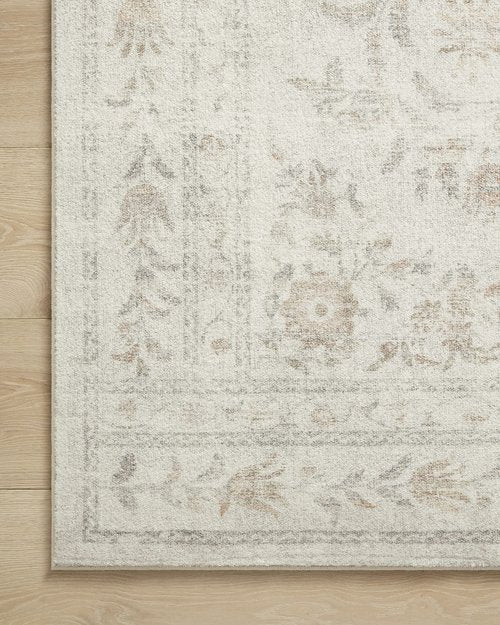 Loloi Rifle Paper Co. Courtyard Collection COU-01 Yellow/Multi 2'-3" x 3'-9" Accent Rug feat. CloudPile