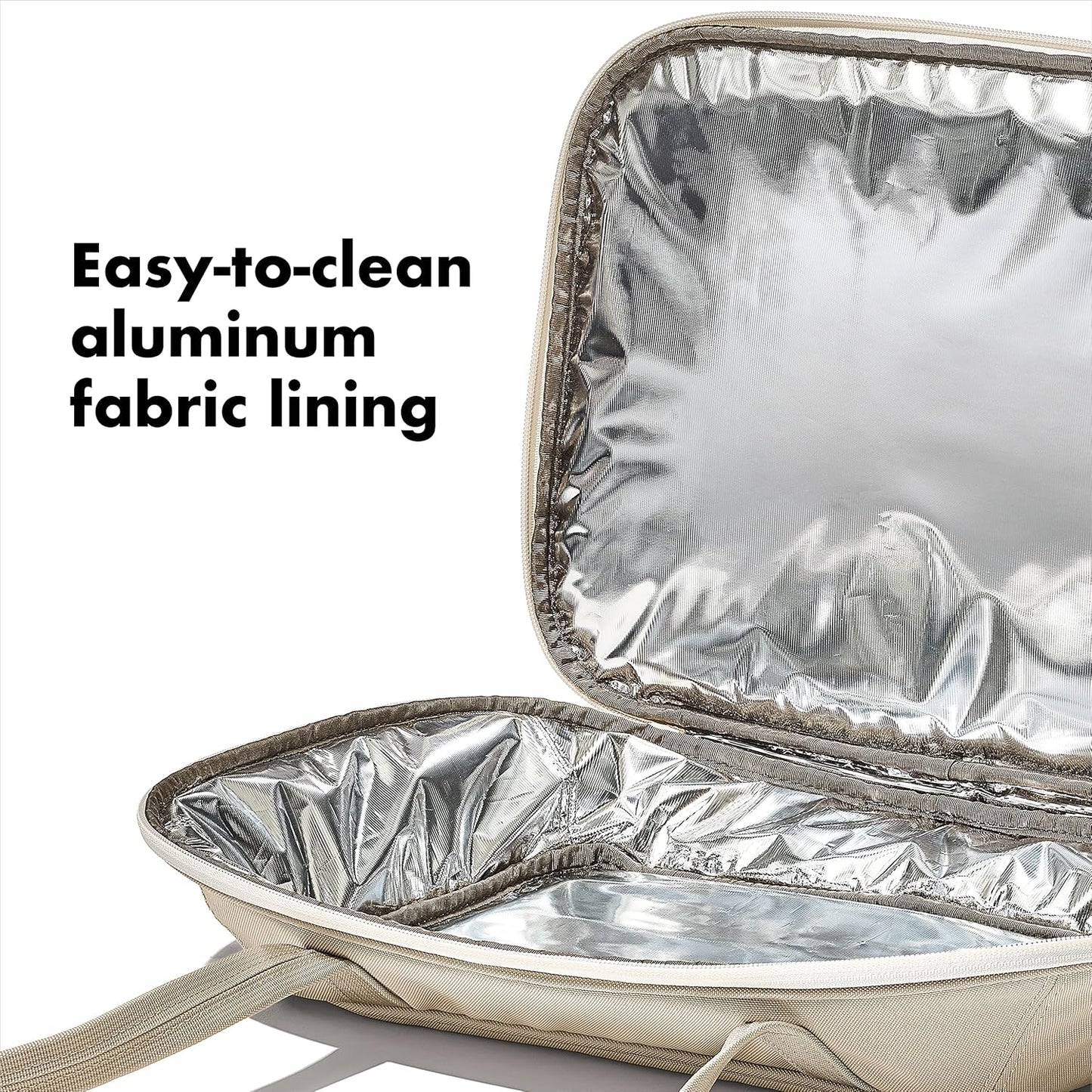 OXO Good Grips Insulated Casserole Carrier - Keep Your Dishes Hot | Stylish Oat Color