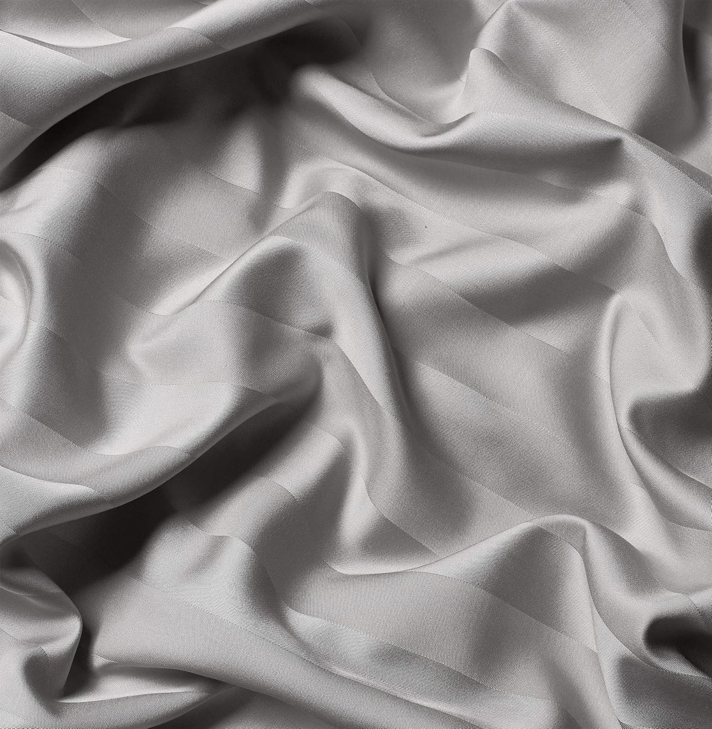 Pure Bamboo Full Sheets - Luxuriously Soft & Cooling 100% Organic Viscose Bed Sheet Set | Jacquard Silver, 2-Year Quality Promise