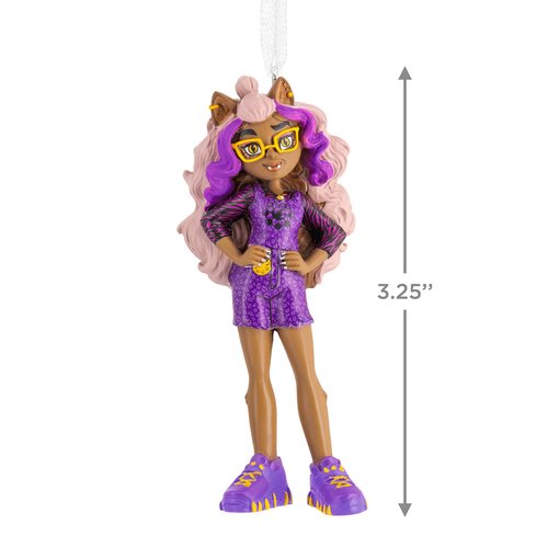 Hallmark Mattel Monster High Clawdeen Wolf Christmas Ornament