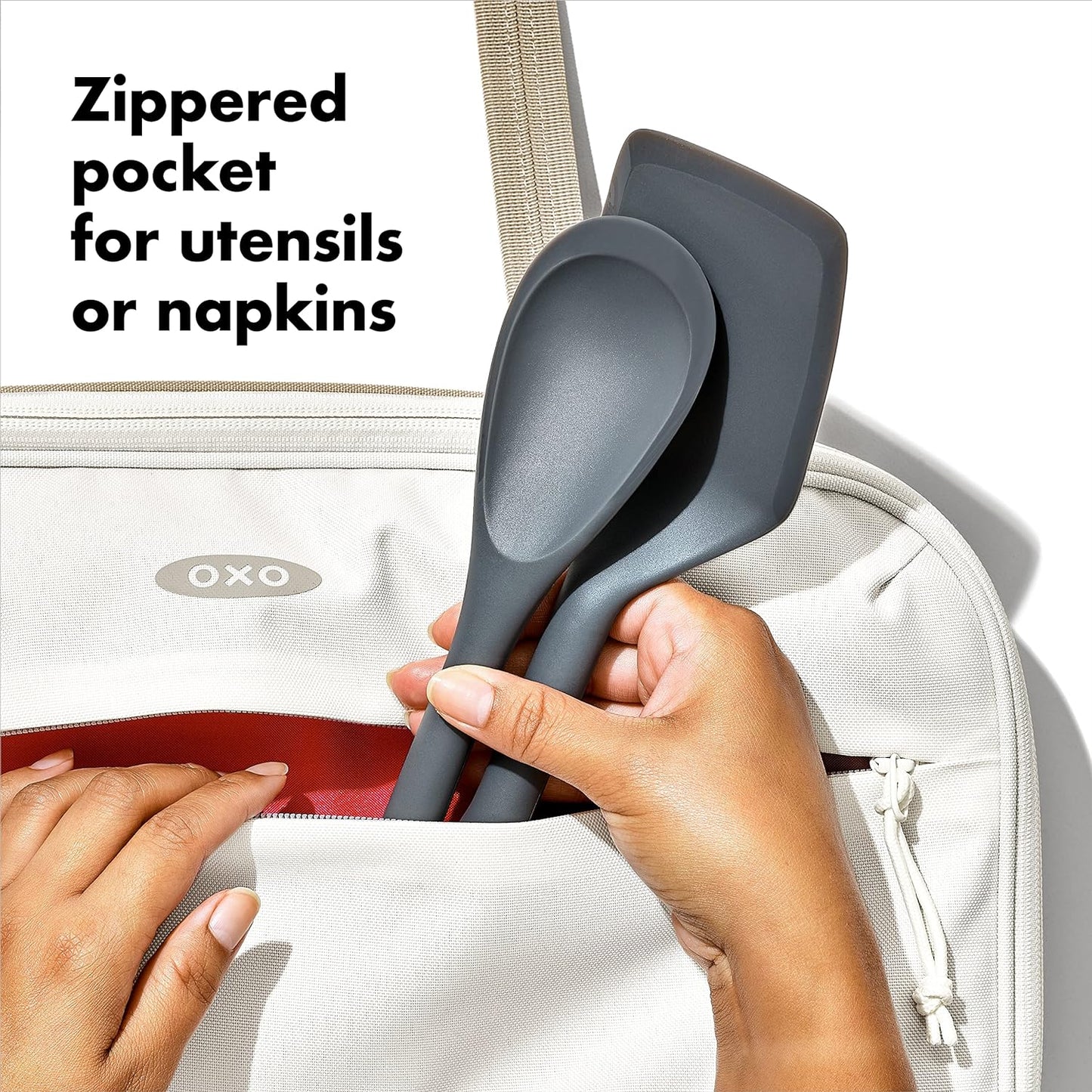 OXO Good Grips Insulated Casserole Carrier - Keep Your Dishes Hot | Stylish Oat Color