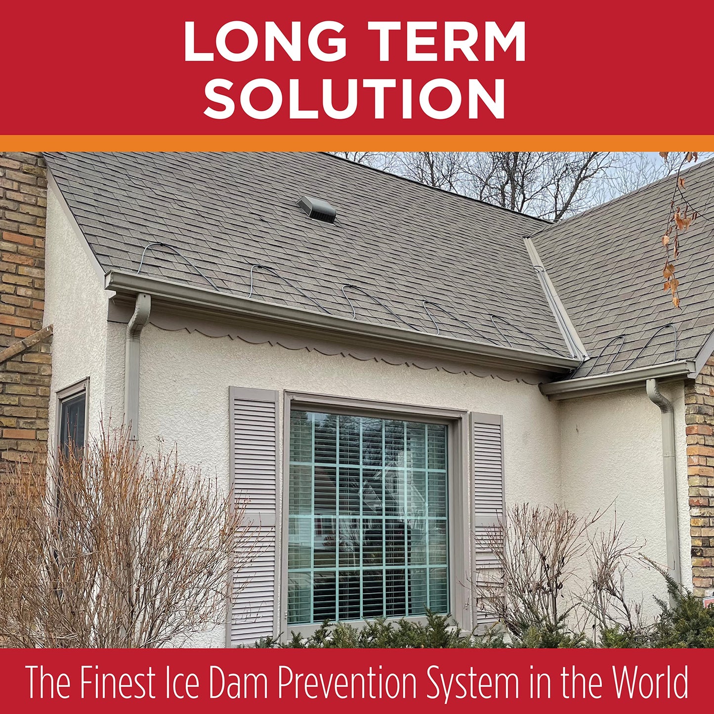Radiant Solutions Company Heat Tape Pro - Self-Regulating Heat Cable - Long Term Ice Dam, Roofing, Gutter & Pipe Freeze Protection - 12 MM, 6 Watts Per Foot (250, 120 Volt)