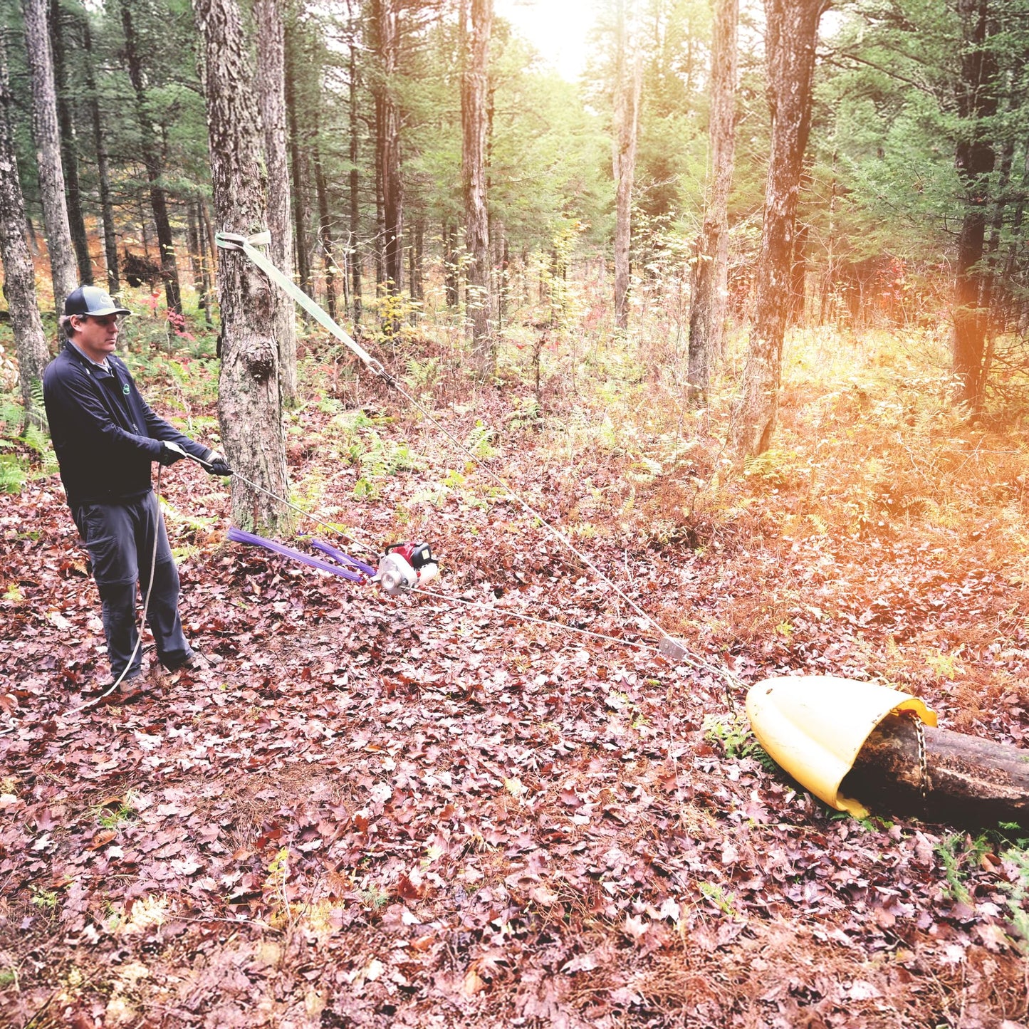 Portable Gas Winch - PCW3000 by Portable Winch Co.