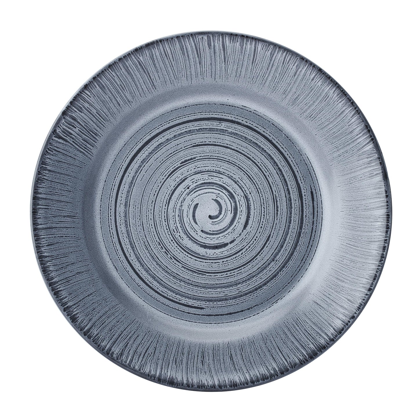 Pfaltzgraff Mystic 12 Piece Plates Bowls Dinnerware Set, Service for 4, Blue