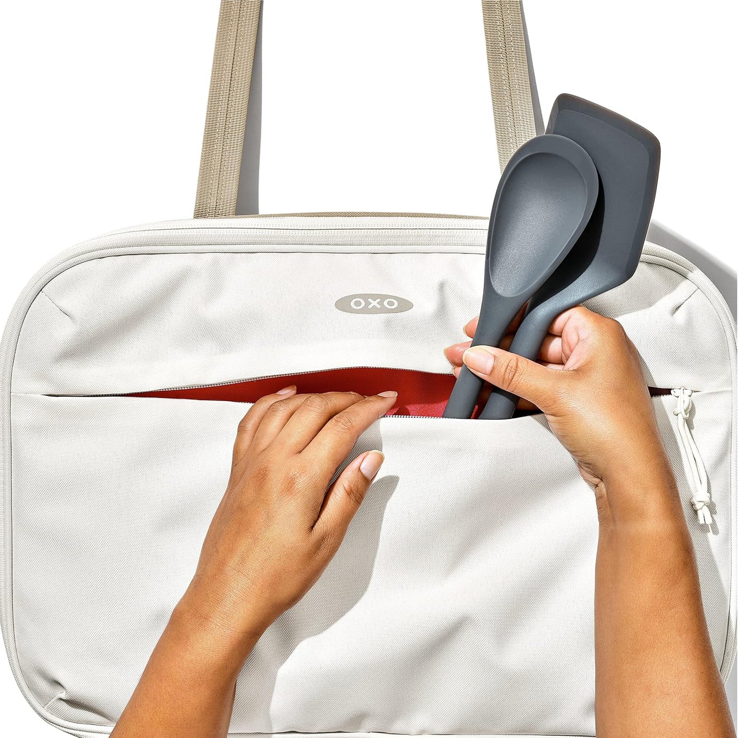 OXO Good Grips Insulated Casserole Carrier - Keep Your Dishes Hot | Stylish Oat Color