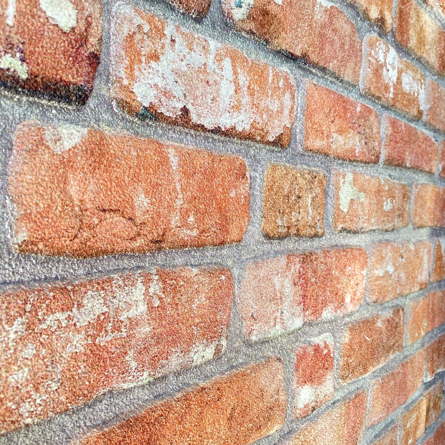 Dundee Deco 3D Wall Panels Faux Brick - Cladding, Red Orange Stone Look Wall Paneling, Styrofoam Facing for Living Room, Kitchen, Bathroom, Balcony, Bedroom, Set of 5, Covers 27 sq ft